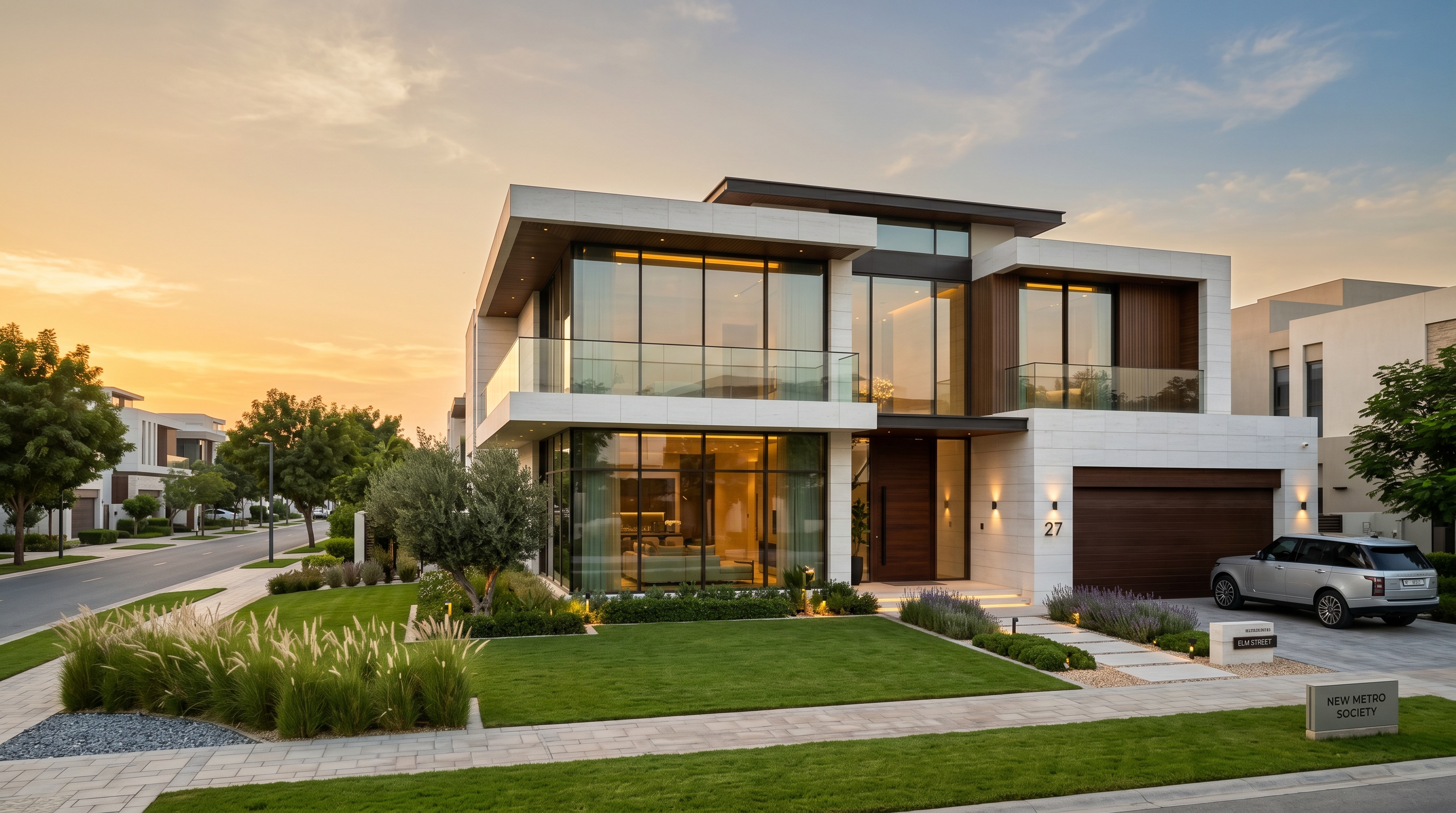 Residential houses in New Metro City